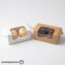 2 Cupcake Boxes with Window