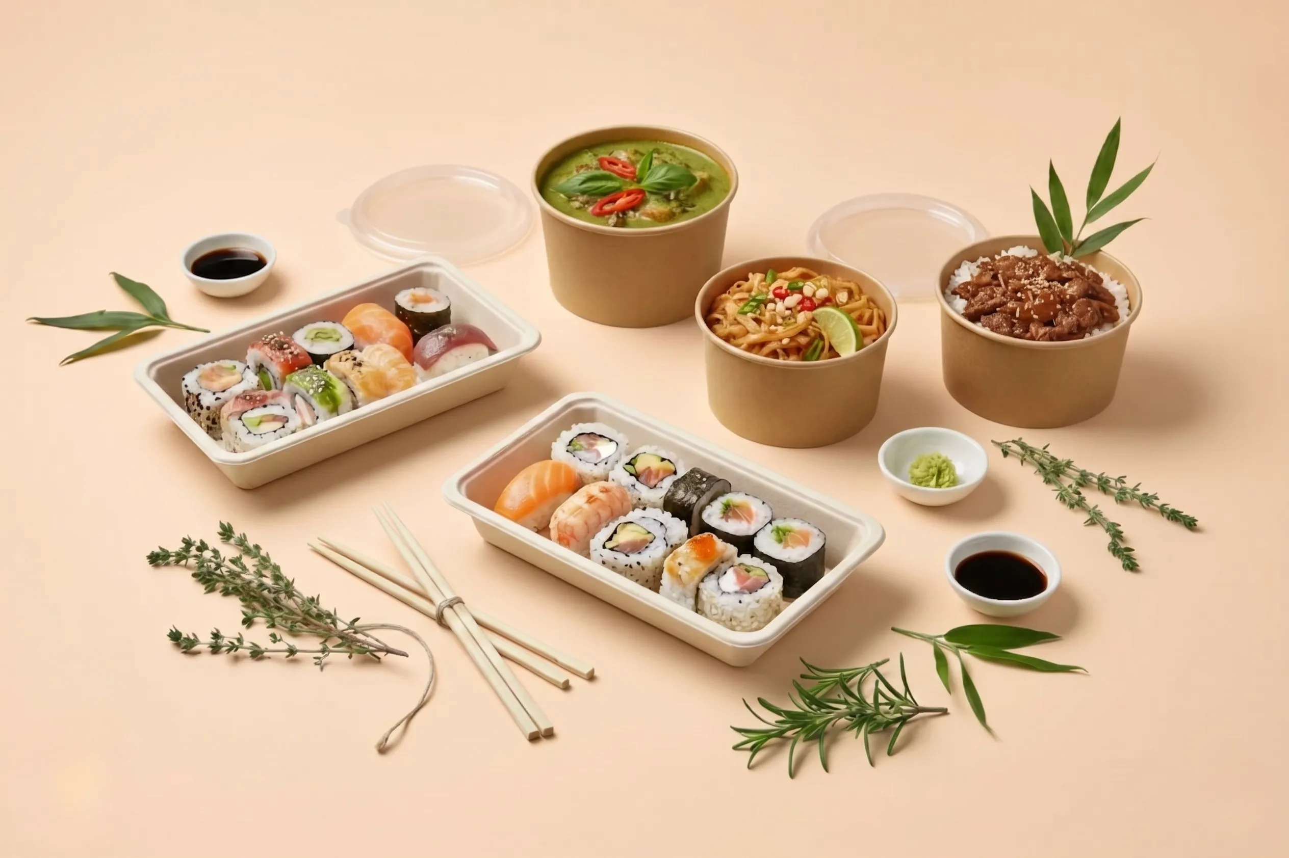 Eco Food Containers with Lid